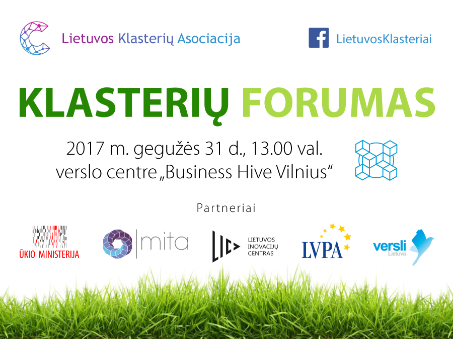 Klasterių forumui – išskirtinis Ūkio ministerijos dėmesys