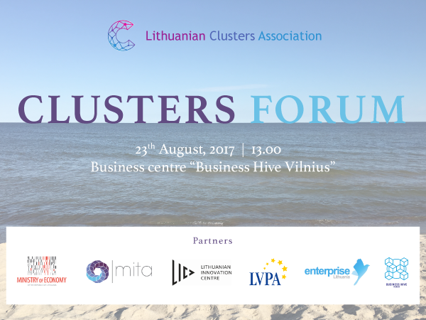 The Clusters Forum will be held on 23th August